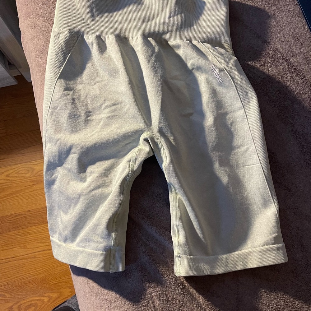 Gymshark Light Green Workout Shorts